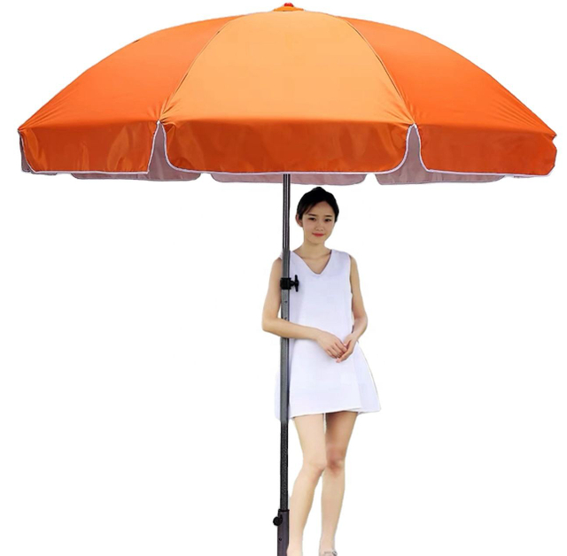 Hochwertiges individuelles Design mit Logo-Aufdruck. Sun Smart Werbeartikel für Werbung, faltbarer Strandschirm für den Außenbereich