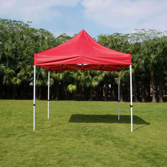 10x10ft kundenspezifische Stahl-Pop-Up-Zelte, die ein Überdachungszelt für Messe-Display-Events im Freien bewerben