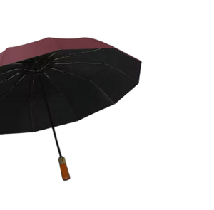 Anti-starker, winddichter, wasserdichter, verdickter dreifacher Regenschirm, vollautomatischer Strandschirm, individueller Logo-Druck für den Regen