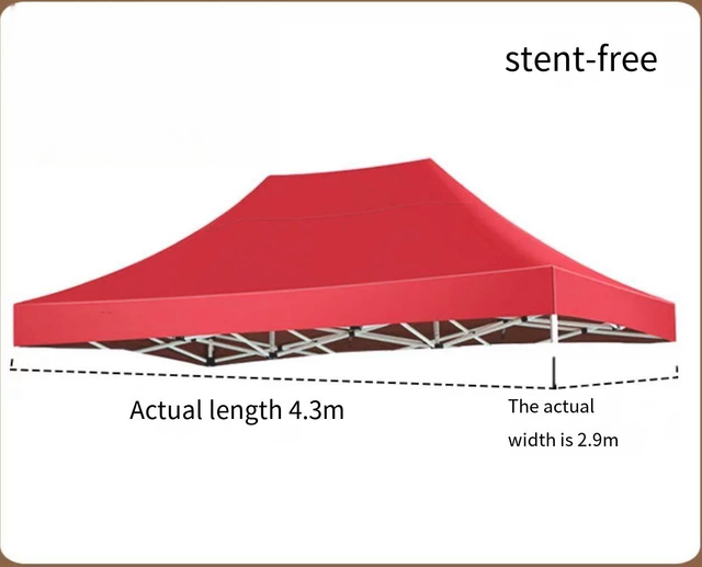 Hochzeits-Festzelt-Pavillon-Überdachung-Messe-Zelte 3x4 wasserdichte Faltzelte 1200d-Zeltabdeckung ohne Rahmen