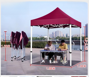 Hochwertiges Pop-Up-Überdachung, 10 x 10 Fuß, 2 x 2 m, 3 x 3 m, 3 x 4,5 m, 3 x 6 m, Messezelt, Außenwerbung, Faltzelt, 3 x 3 m Pavillonstoff