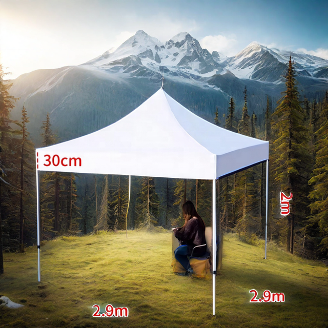 Großhandel 10x10ft Pop-Up-Überdachung, Festzelt, individuell bedrucktes Logo für Messewerbung, Faltzelt, Partyzelt