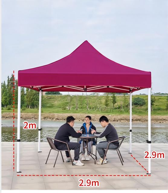Werbelogo Outdoor-Messezelt, Ausstellungsveranstaltung, Festzelt, Überdachung, Pop-up-Zelt