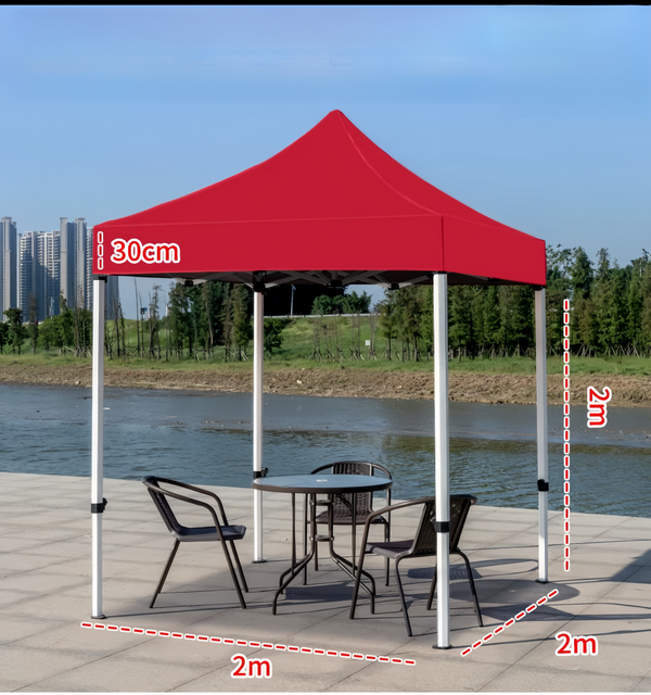 Tragbares Event-Messezelt mit Stahlrahmen, Pop-Up-Klapppavillon für den Außenbereich, Werbe-Ausstellungszelt