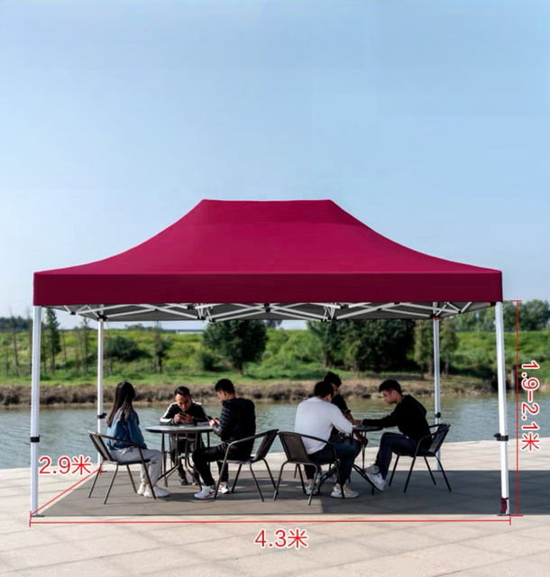 Alumawasserdichte Campingzelte Camping Outdoor Außenzelt Camping für 3-4 Personen Pop-up-Zelte