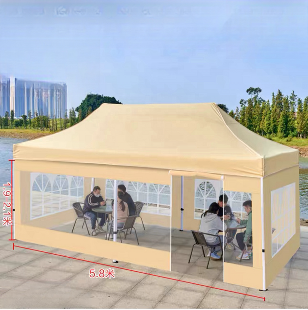 China Custom Pop-up-Überdachungszelt, faltbarer Pavillon mit wasserdichten Ausstellungszelten aus Aluminium an der Oberseite und an den Seitenwänden
