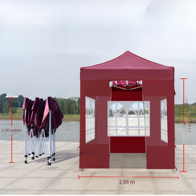Hochwertiges Outdoor-Sonnenschutz-Messezelt mit sechseckigem Diamantrahmen für Veranstaltungen im Freien und groß angelegte Werbeaktionen