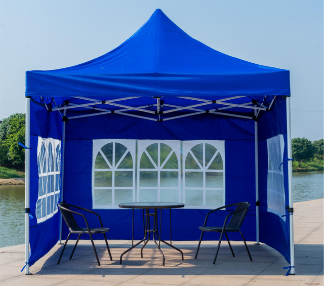 Modernes 3x3 wasserdichtes Messe-Faltzelt mit Stahlrahmen, Pop-Überdachung, Outdoor-Partys, Veranstaltungen, anpassbarer Logo-Druck