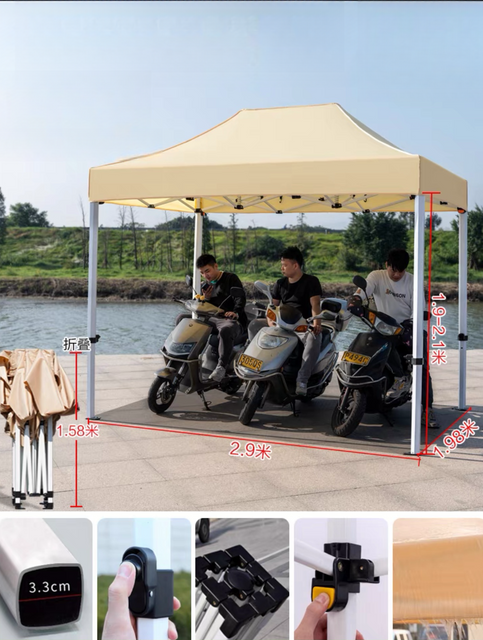 Individuell bedrucktes Werbepavillon-Zelt mit Überdachung, Outdoor-Pop-up-Partyzelt mit Logo-Aufdruck, wasserdichte Ausstellungszelte aus Aluminium
