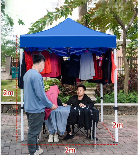 2X2M Outdoor-Werbung, individueller Druck, sogar Ausstellungs-Pop-up-Überdachungszelt, faltbares Messezelt mit Stahlrahmen