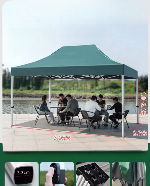 Alumawasserdichte Campingzelte Camping Outdoor Außenzelt Camping für 3-4 Personen Pop-up-Zelte