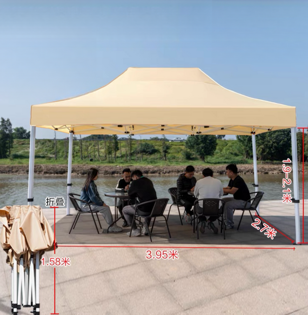 Individuell bedrucktes Werbepavillon-Zelt mit Überdachung, Outdoor-Pop-up-Partyzelt mit Logo-Aufdruck, wasserdichte Ausstellungszelte aus Aluminium