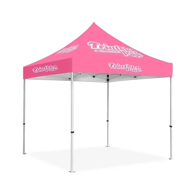 Freie Gestaltung. Fabrikversorgung. Kundenspezifisches Faltwerbezelt für Werbeveranstaltungen im Freien