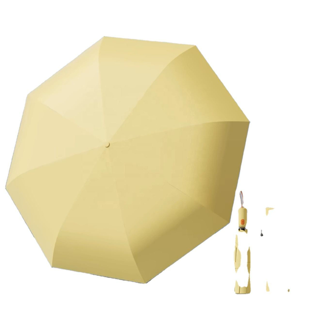 Falten-Regenschirm mit Holzgriff und UV-Schutz, Großhandel mit Farbkleber-Regenschirm vom Lieferanten
